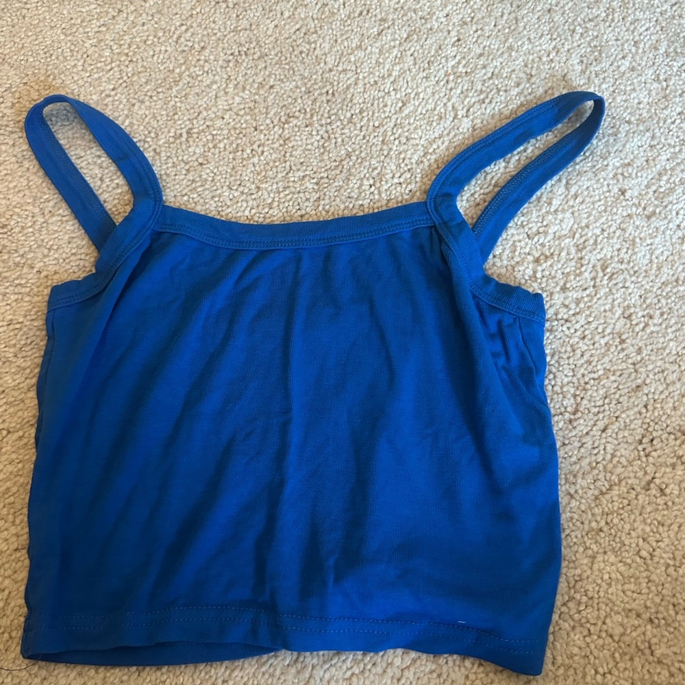 SHEIN Vibrant Blue Tank Top